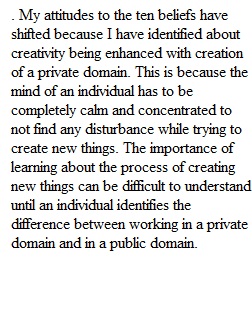 M7D1 Myths of Creativity in the Classroom